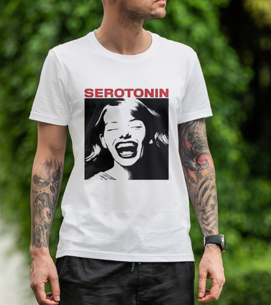 Joris Voorn Serotonin Bold Red Joyful Face T-Shirt