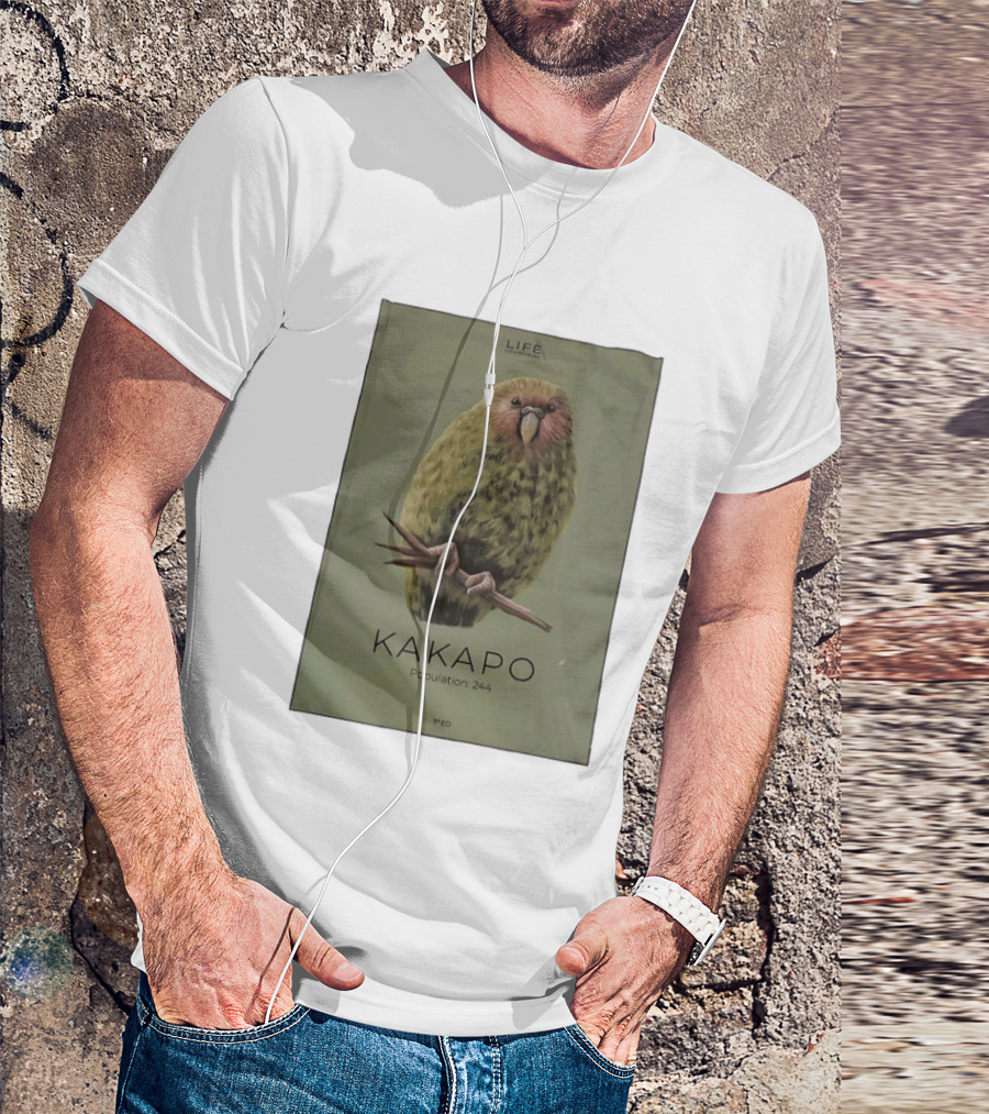 Life Conservation Kakapo Population 244 1st Edition T-Shirt