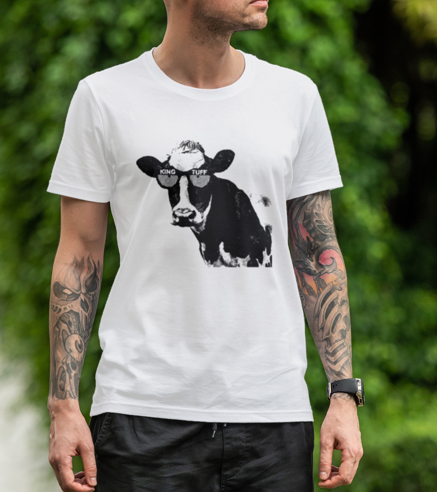 King Tuff X Ray Cow Illustration Holstein T-Shirt
