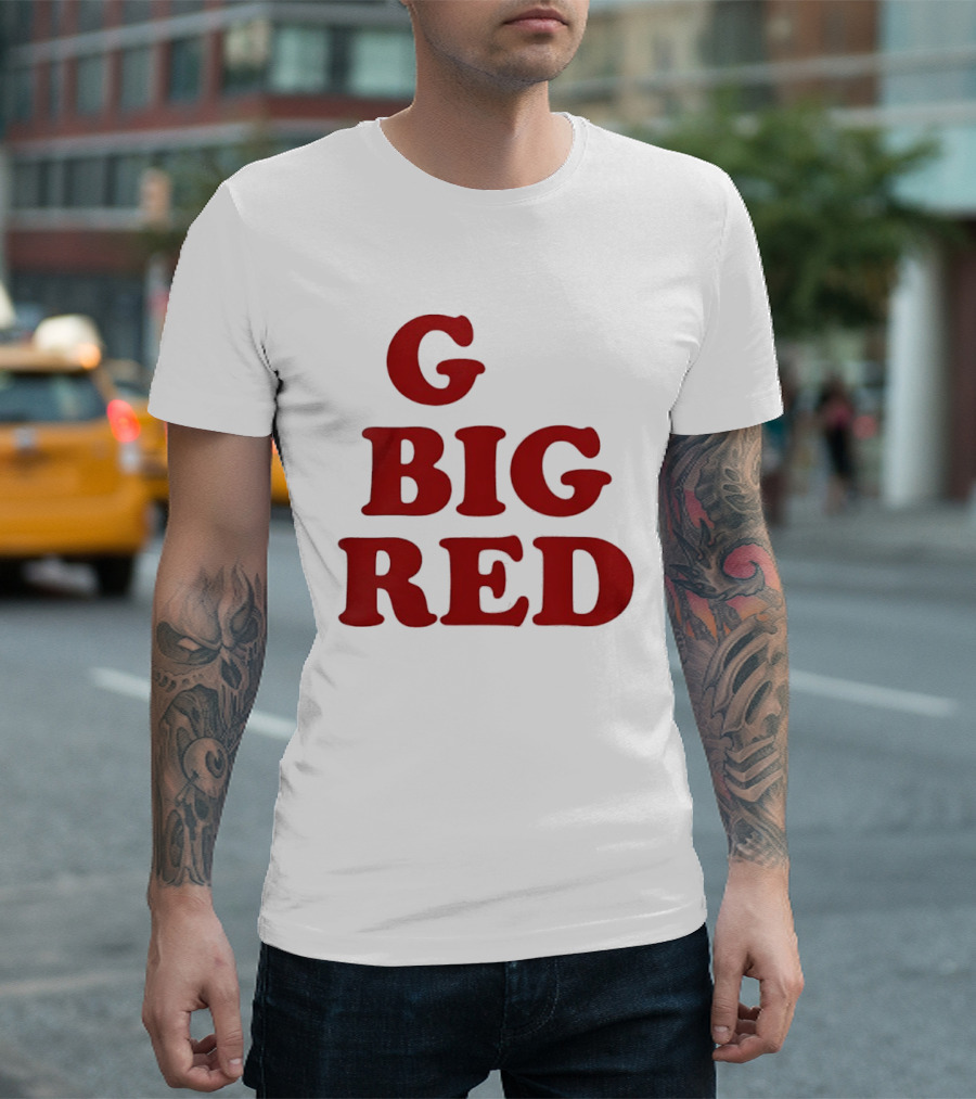 Nebraska Cornhuskers G Big Red Football Fan Gear T-Shirt
