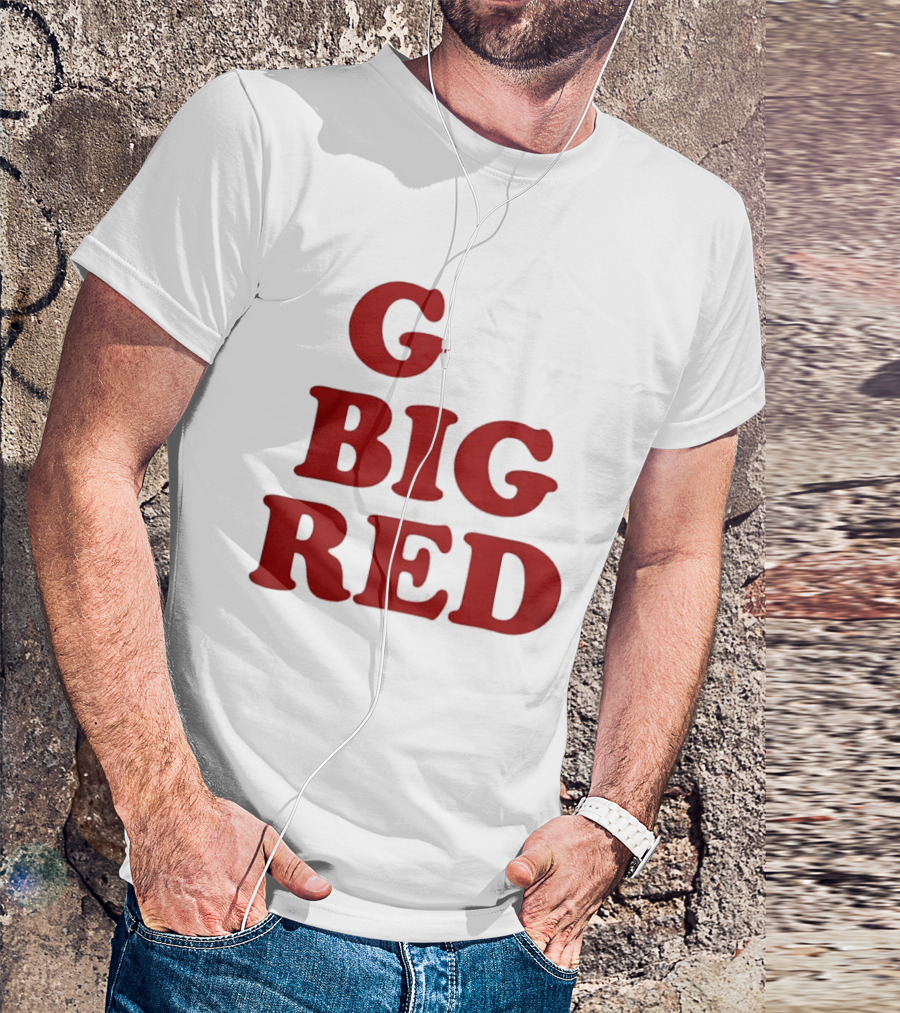 Nebraska Cornhuskers G Big Red Football Fan Gear T-Shirt