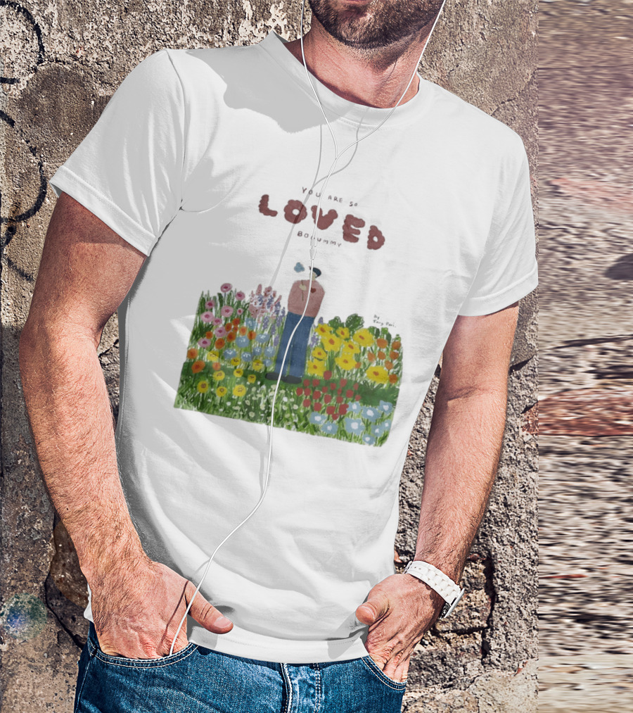 Loved Park Bogum You Are So Loved Bogummy Colorful Flower Field T-Shirt