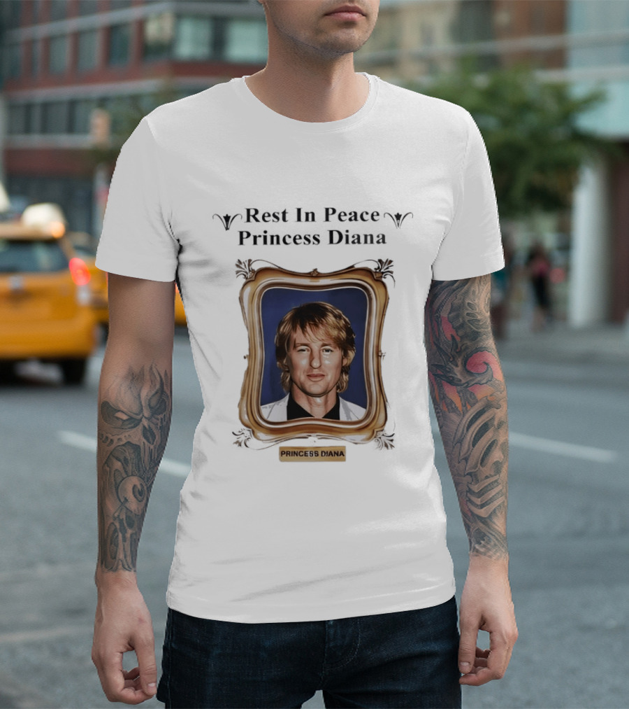 Rest In Peace Princess Diana Vintage Frame T-Shirt