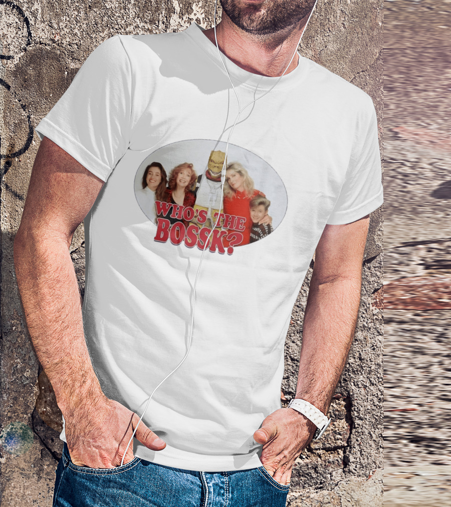 Who's The Bossk Star Wars Mashup 80s TV Sitcom T-Shirt