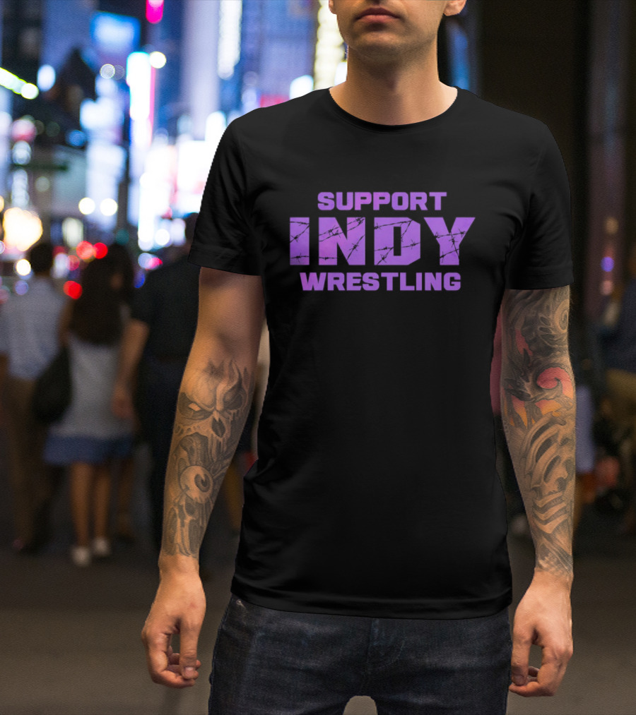 Support Indy Wrestling T-Shirt