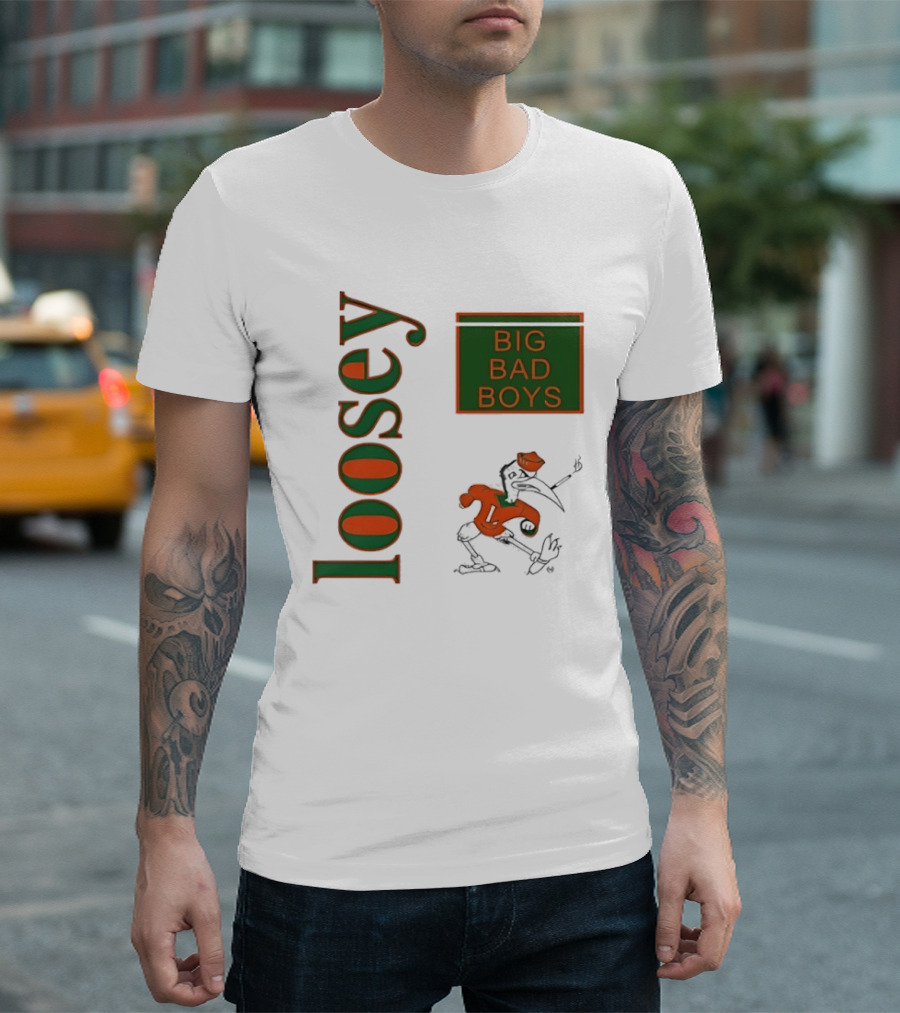 Big Bad Boys Loosey Miami Hurricanes T-Shirt