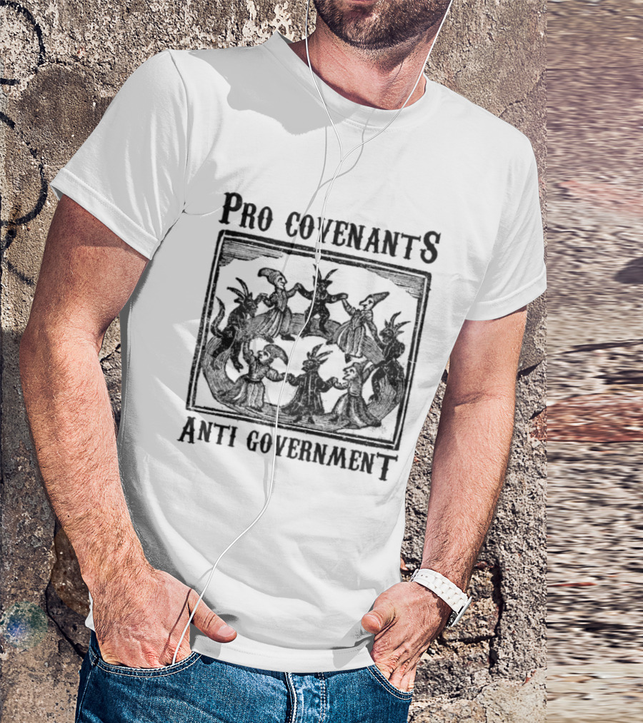 Pro Covenants Anti Government Silhouette Group T-Shirt