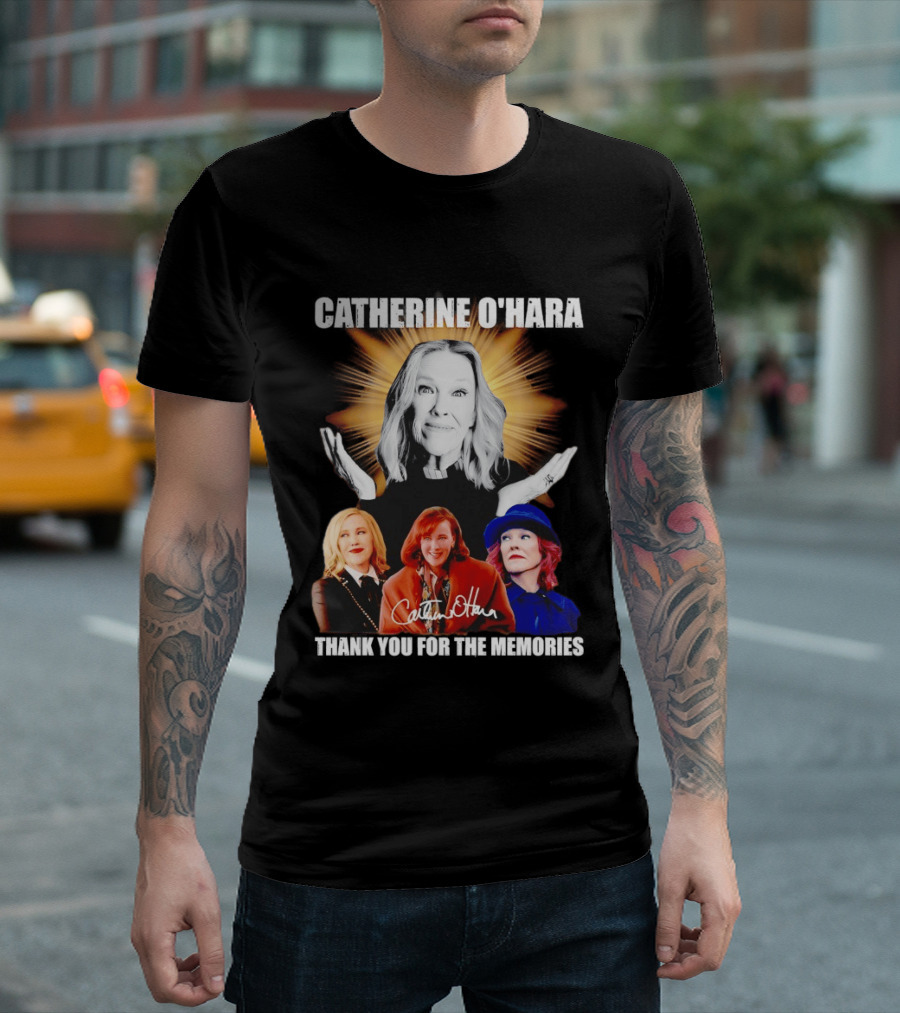 Catherine O'Hara Thank You For The Memories Iconic Roles Signature T-Shirt
