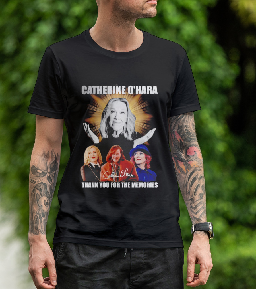 Catherine O'Hara Thank You For The Memories Iconic Roles Signature T-Shirt