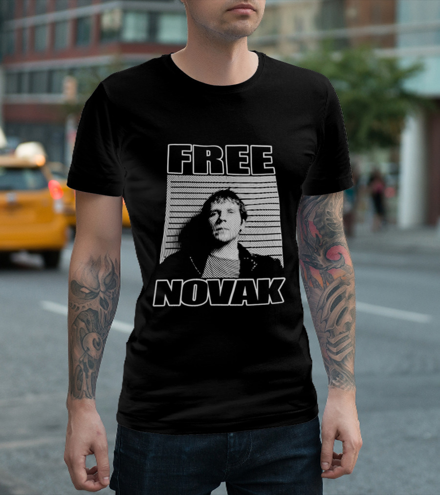 Free Novak Tennis Star Fan Support T-Shirt