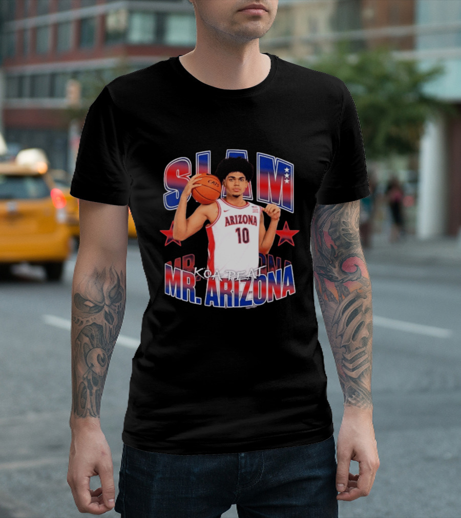 Koa Peat Arizona Basketball Slam Mr Arizona T-Shirt