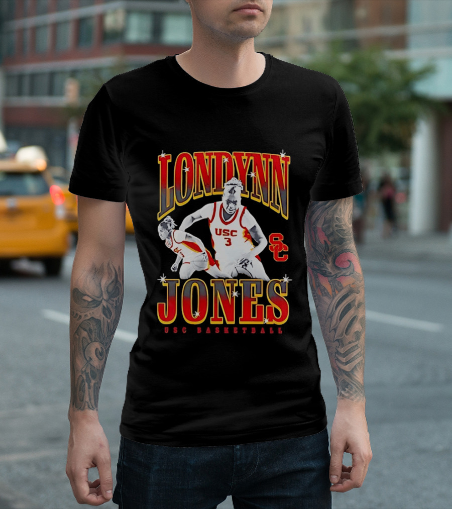 Londynn Jones USC Trojans 3 Basketball Player SC T-Shirt