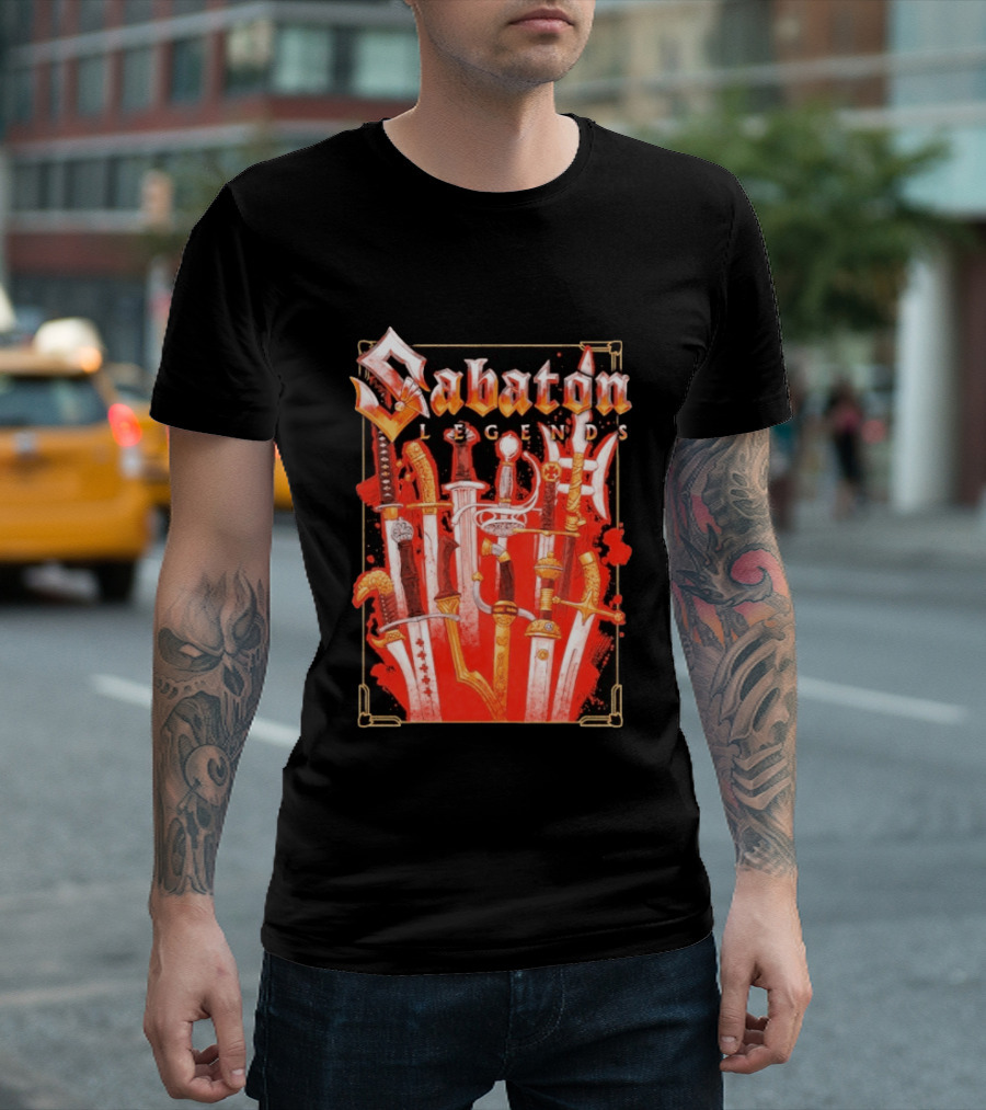 Sabaton Legends The Legendary Swords Collection T-Shirt