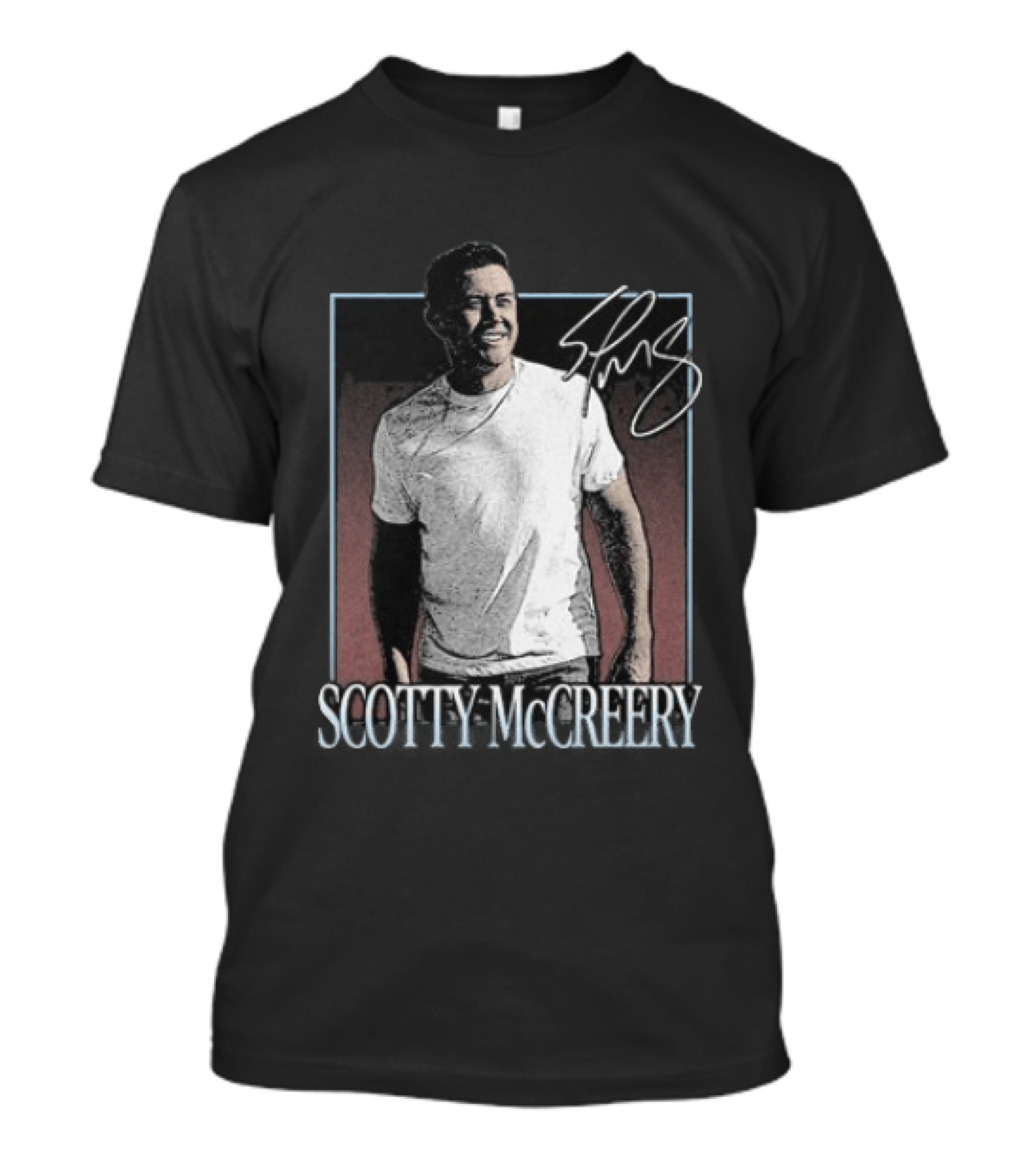 Scotty McCreery Photo Autograph Signature T-Shirt