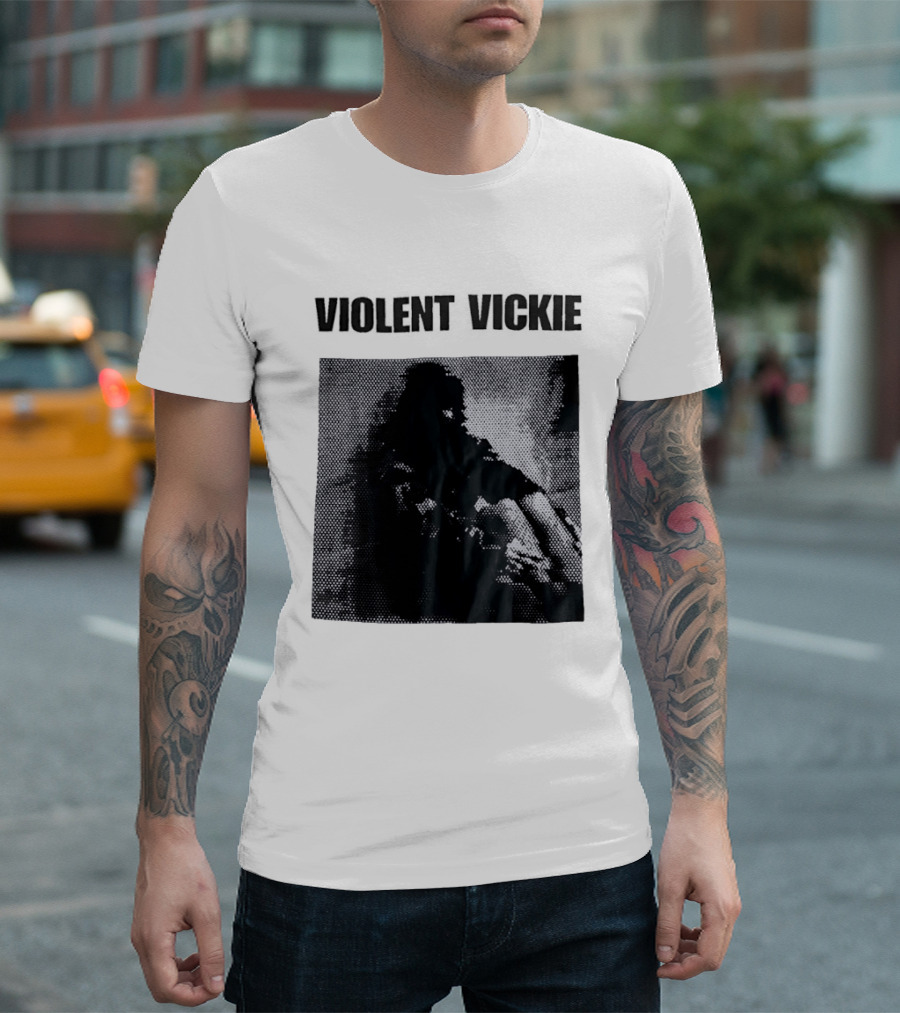 Violent Vickie Pixel Art Visual T-Shirt