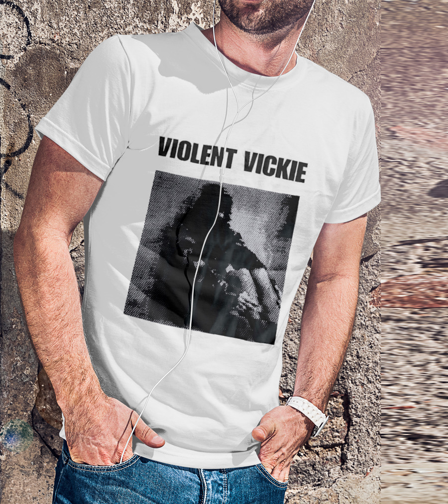 Violent Vickie Pixel Art Visual T-Shirt