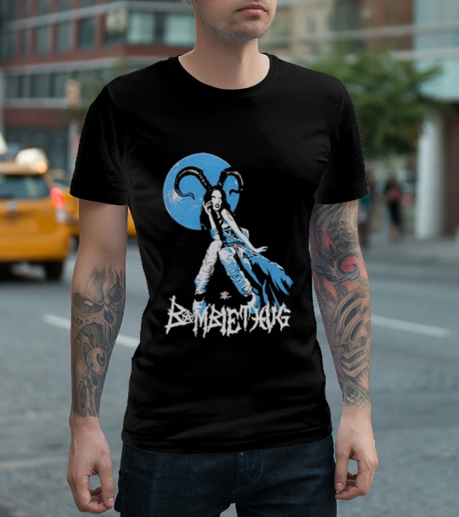 Bambie Thug Crown The Witch Tour 2024 Dates Ethereal Blue Warrior T-Shirt