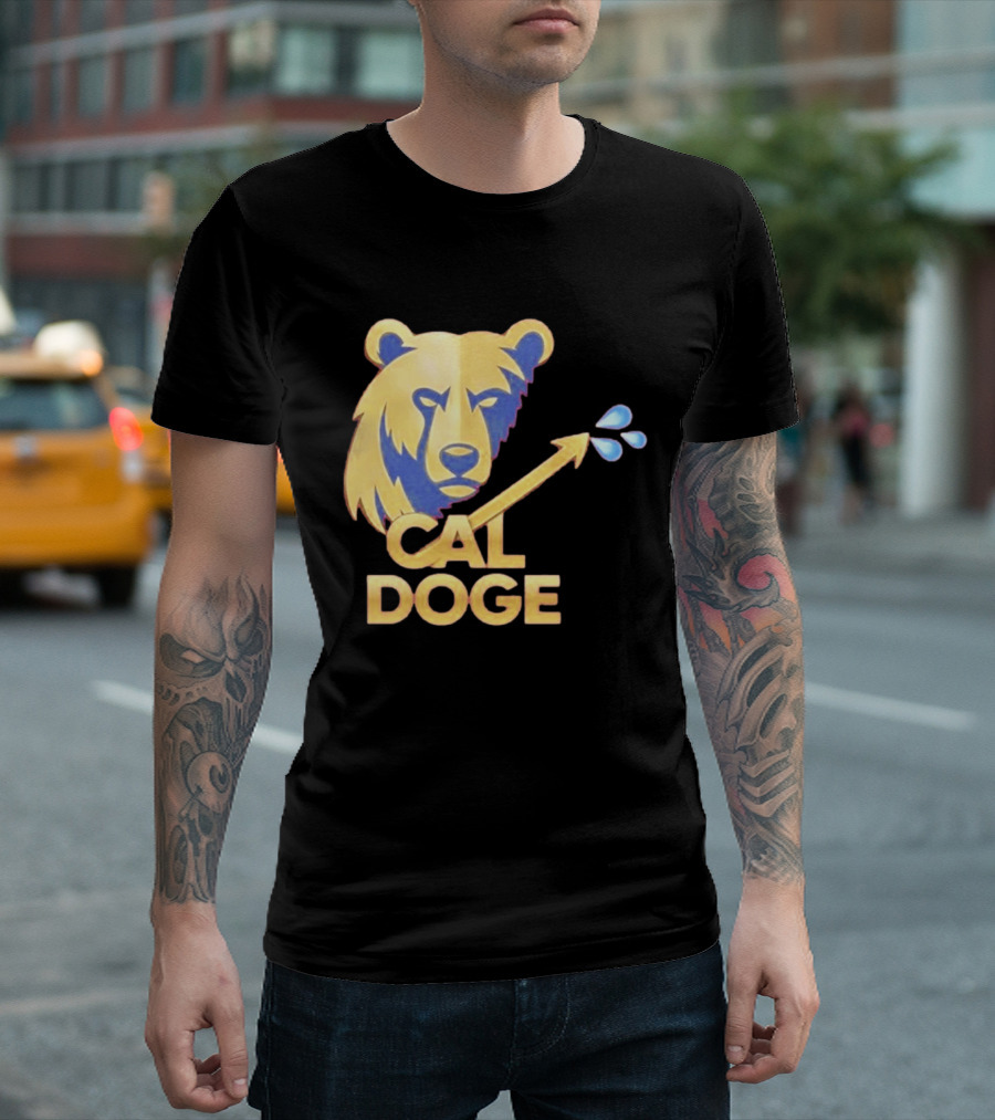 CAL DOGE California Bear Arrow Splash T-Shirt