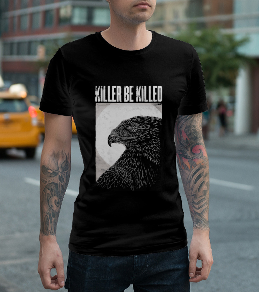 Killer Be Killed Black And White Eagle T-Shirt