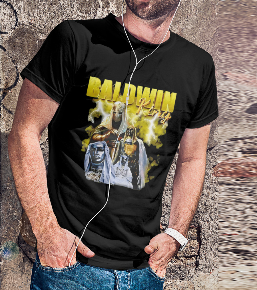 Baldwin King Medieval Knights Epic Heroic Adventure T-Shirt