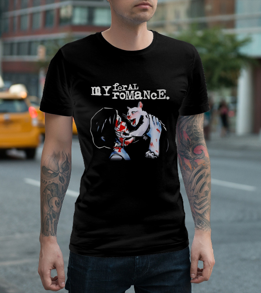 My Feral Romance Bear And Tiger Confrontation T-Shirt