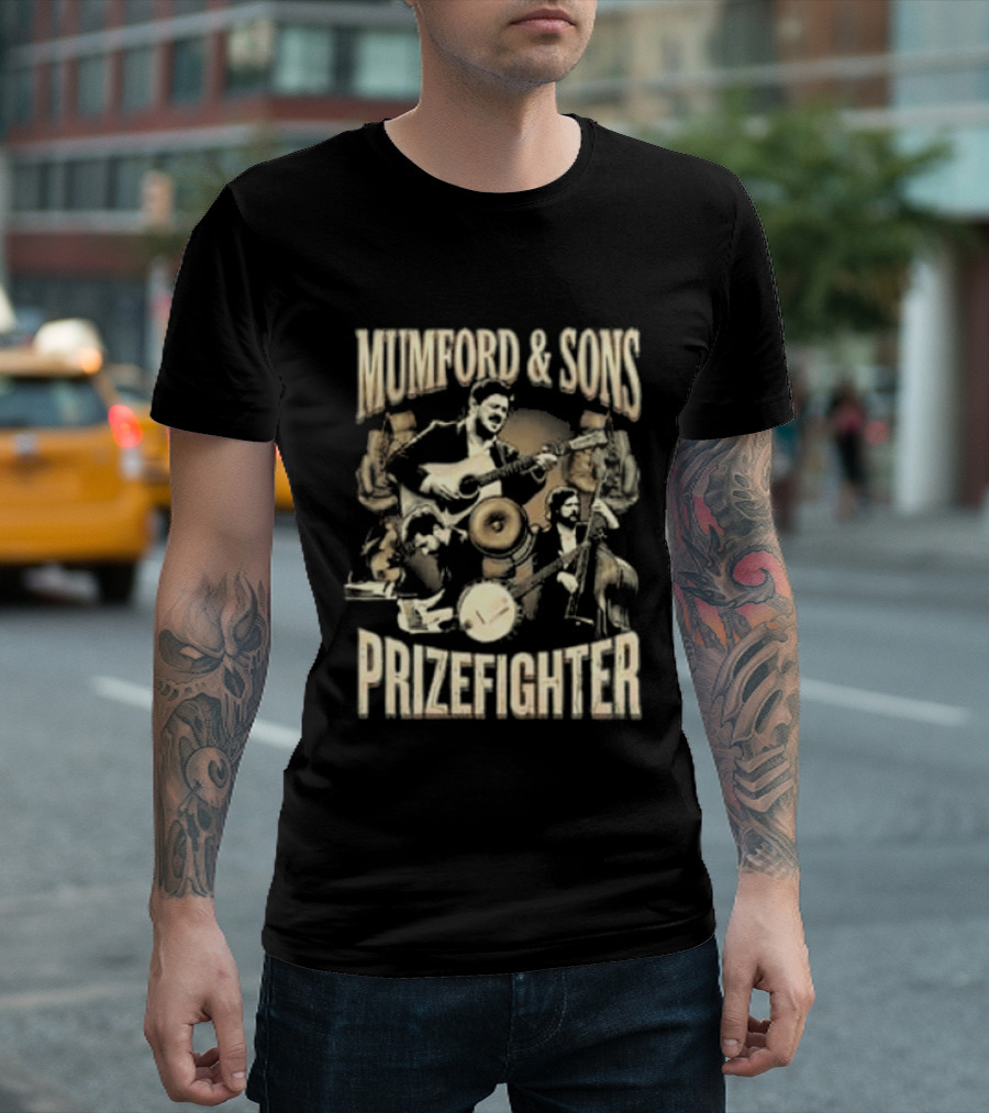 Mumford And Sons Prizefighter Album Launch Tour February 10 2026 Nottingham Rock City Concert T-Shirt