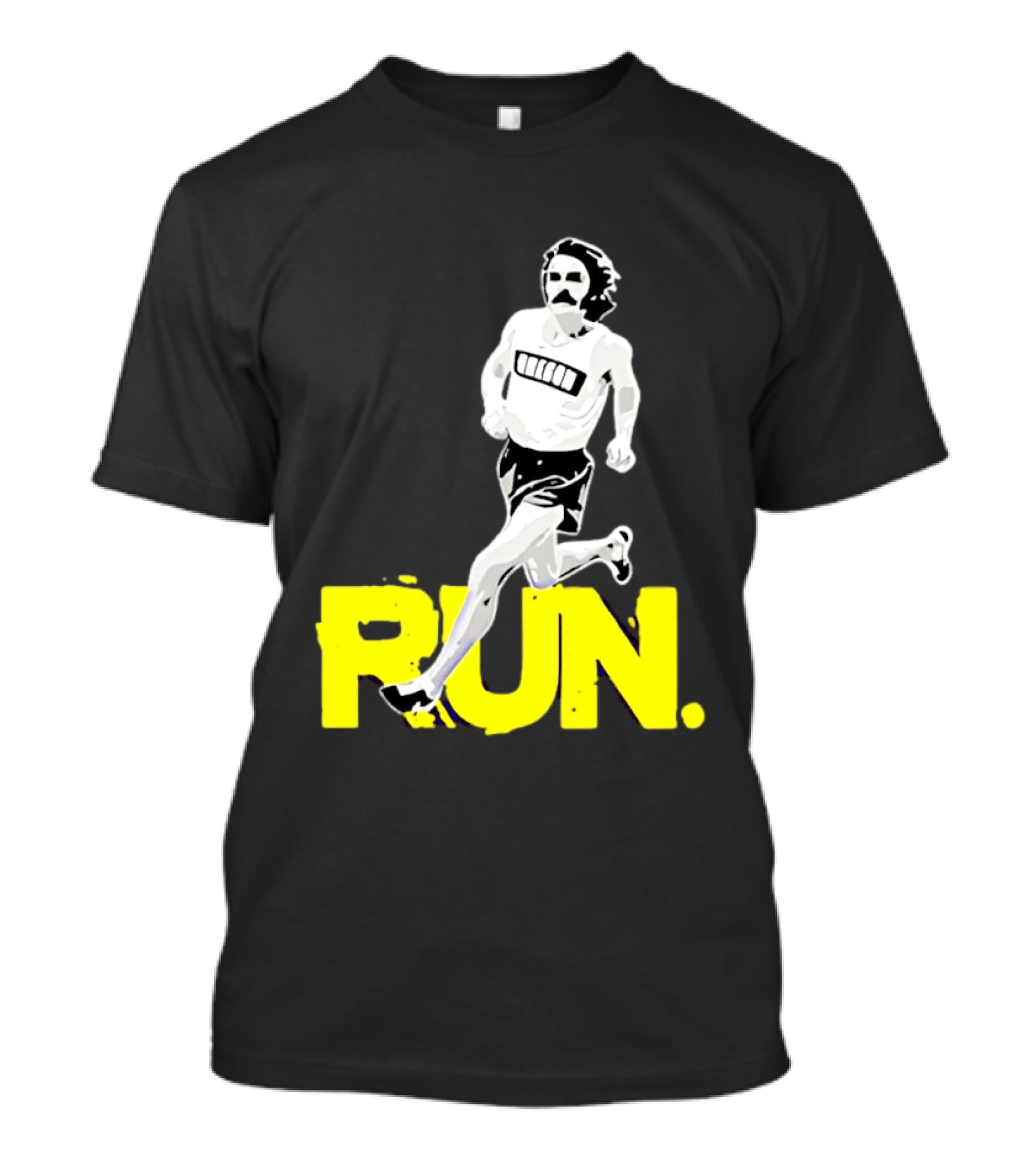 Steve Prefontaine Run Iconic Yellow T-Shirt
