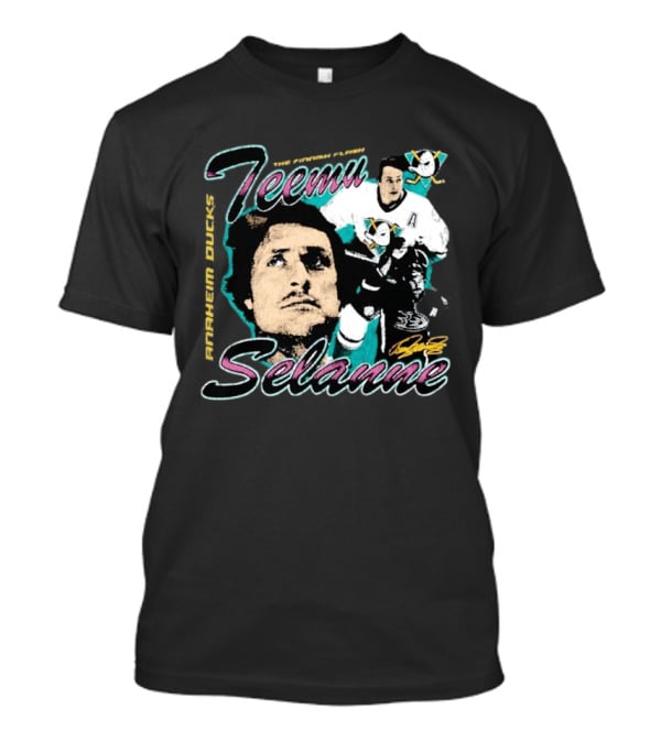 Teemu Selanne The Finnish Flash Anaheim Ducks T-Shirt