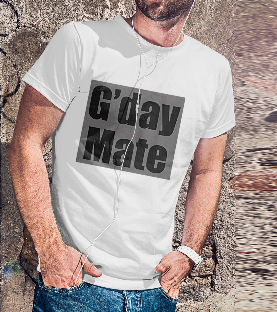 G'day Mate Anaconda Phrase Australian Greeting T-Shirt