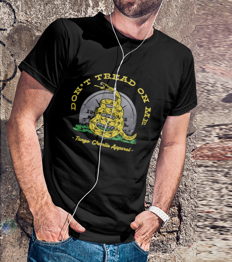 Don't Tread On Me Tombstone Snake Tango Charlie T-Shirt