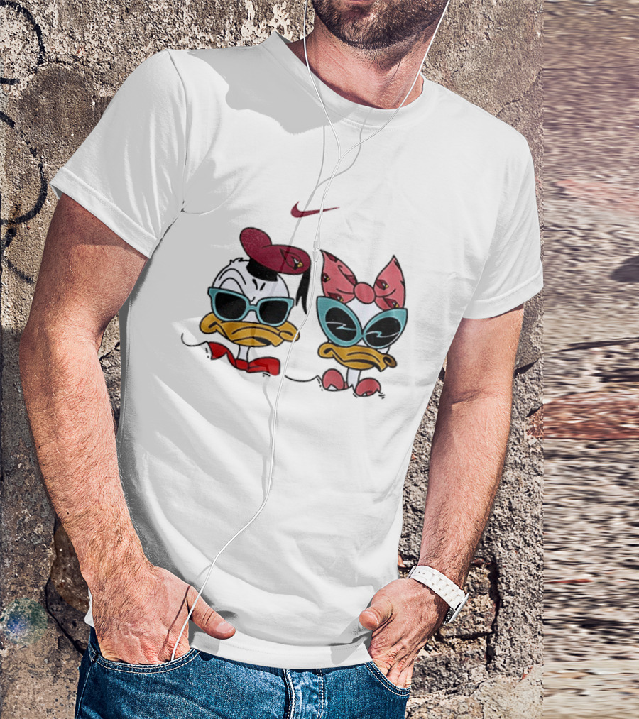 Arizona Cardinals Donald Daisy Duck Nike Collaboration T-Shirt