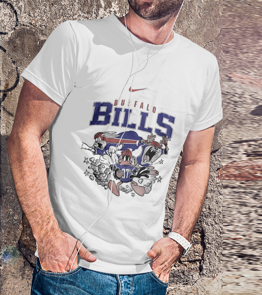 Buffalo Bills Looney Tunes Nike Collaboration T-Shirt