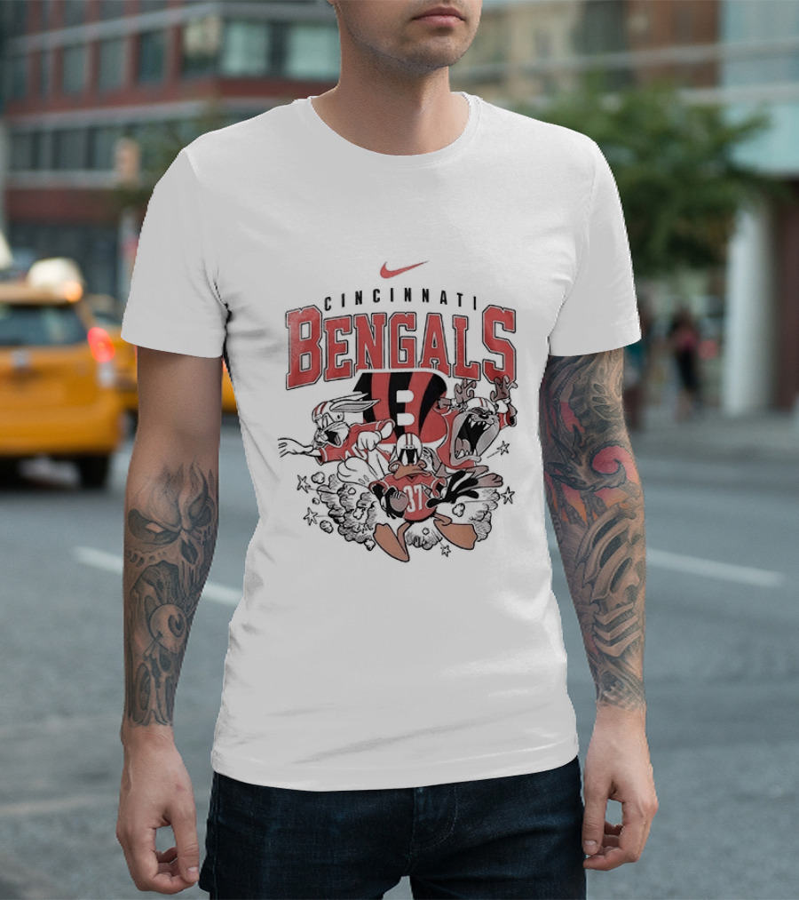 Cincinnati Bengals Looney Tunes Nike Collaboration T-Shirt
