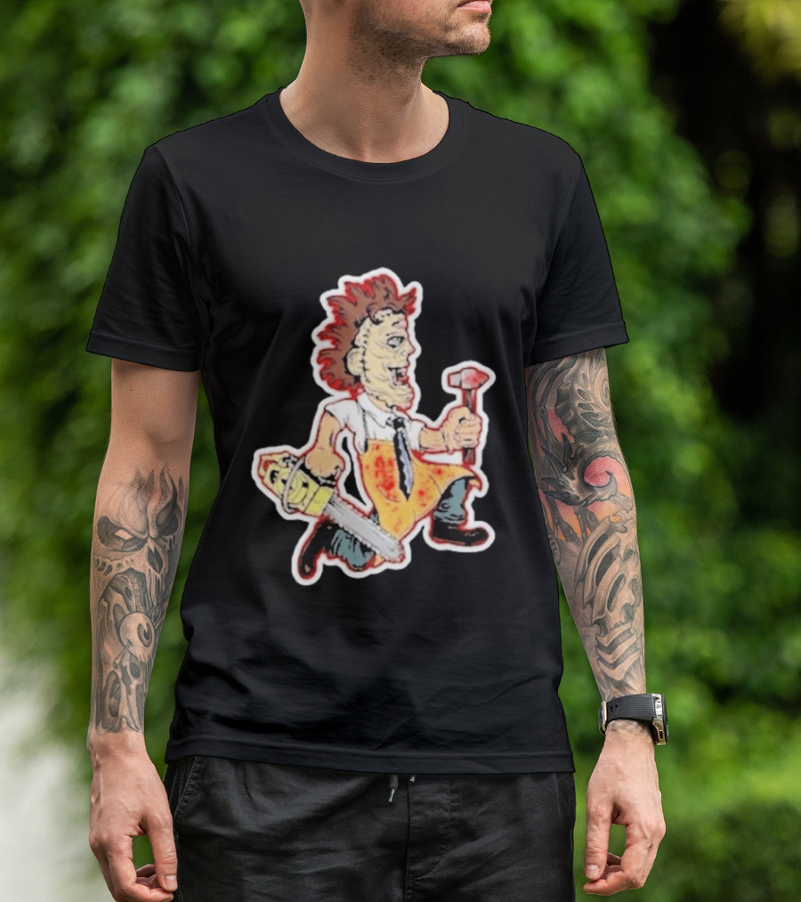 Insane Clown Posse X Leatherface Chainsaw Character Collaboration T-Shirt