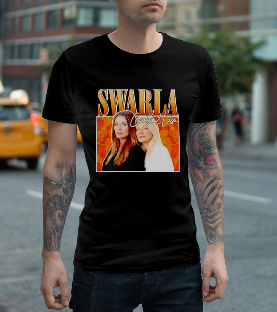 Swarla Carla And Lisa Iconic Orange T-Shirt