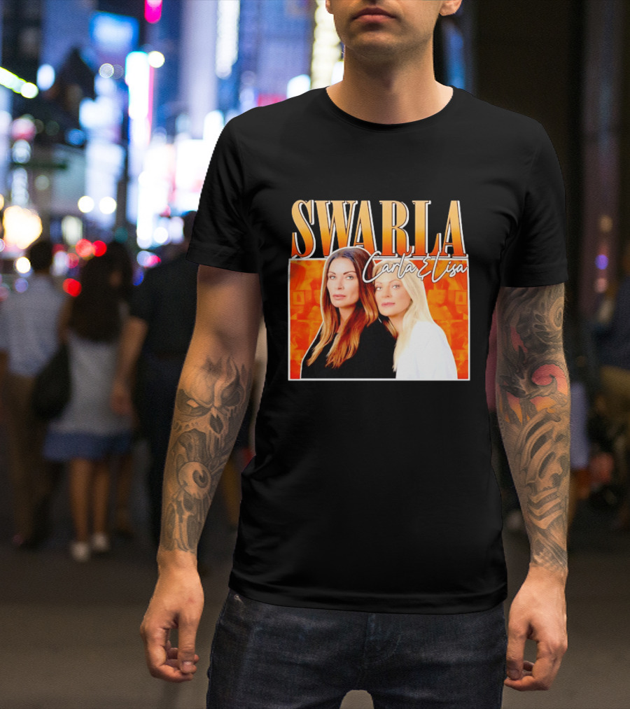 Swarla Carla And Lisa Iconic Orange T-Shirt