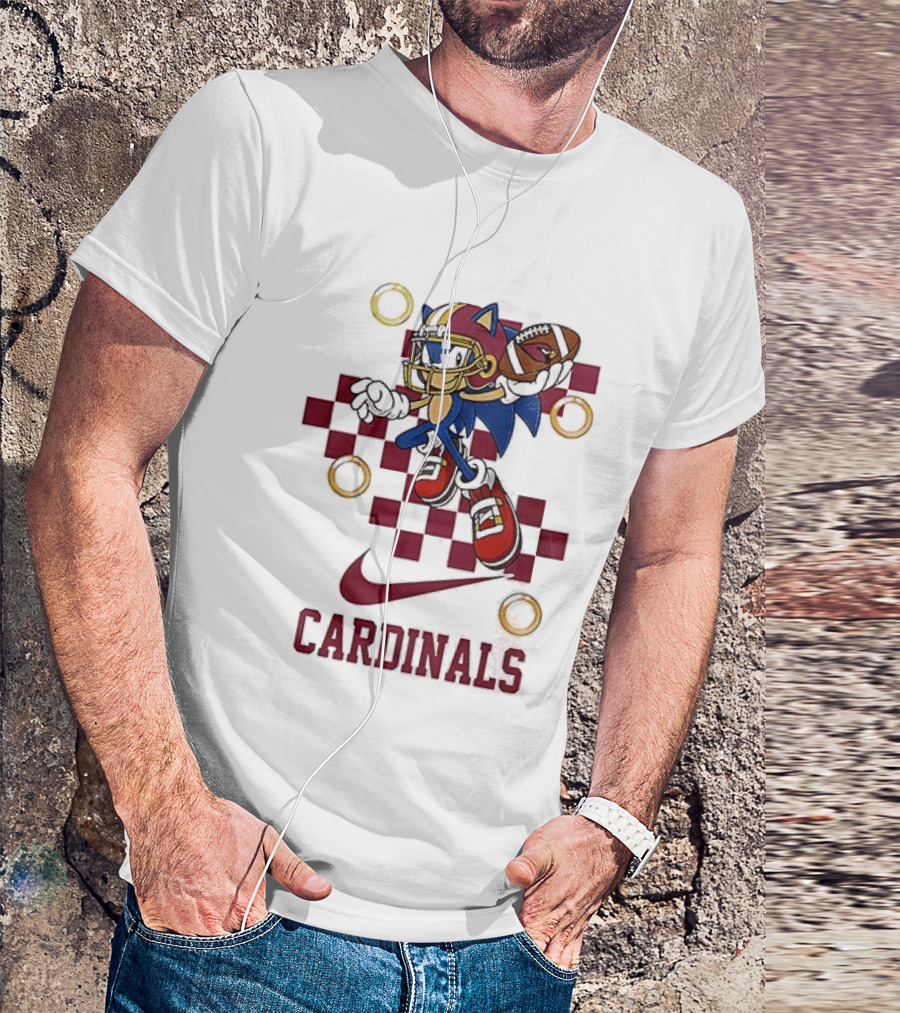 Arizona Cardinals Sonic Crossover Nike Collaboration T-Shirt