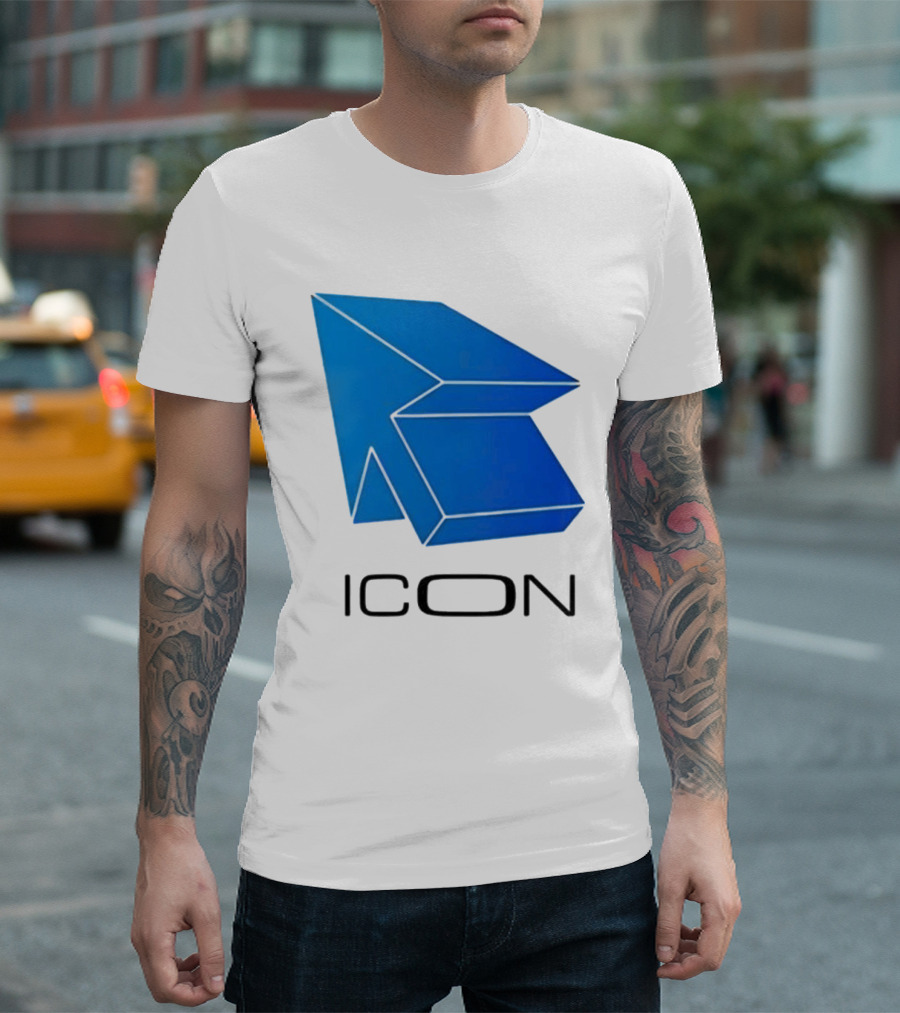 ICON Blue 3D Arrow T-Shirt