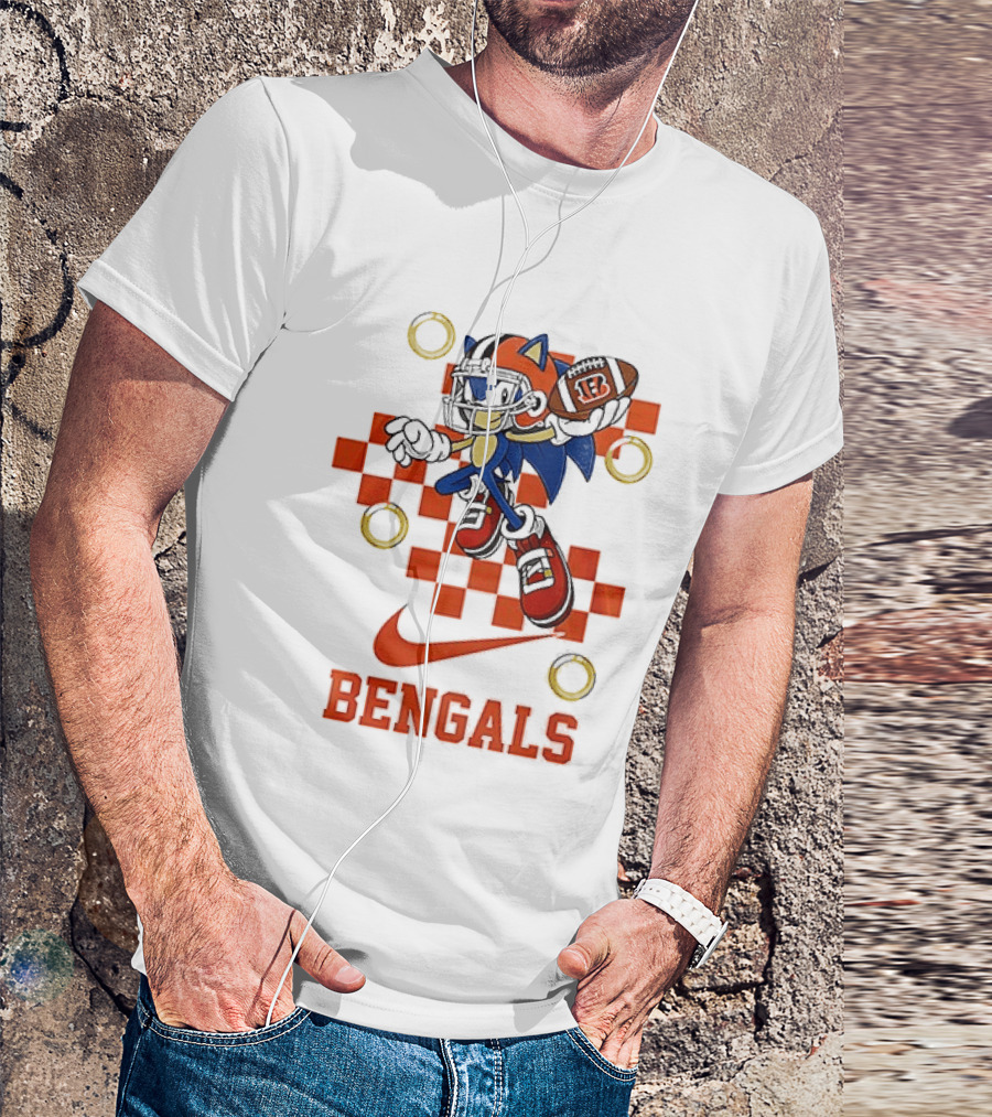 Cincinnati Bengals Sonic Football Collaboration T-Shirt