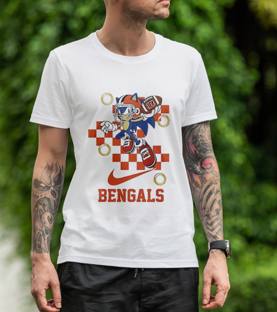 Cincinnati Bengals Sonic Football Collaboration T-Shirt
