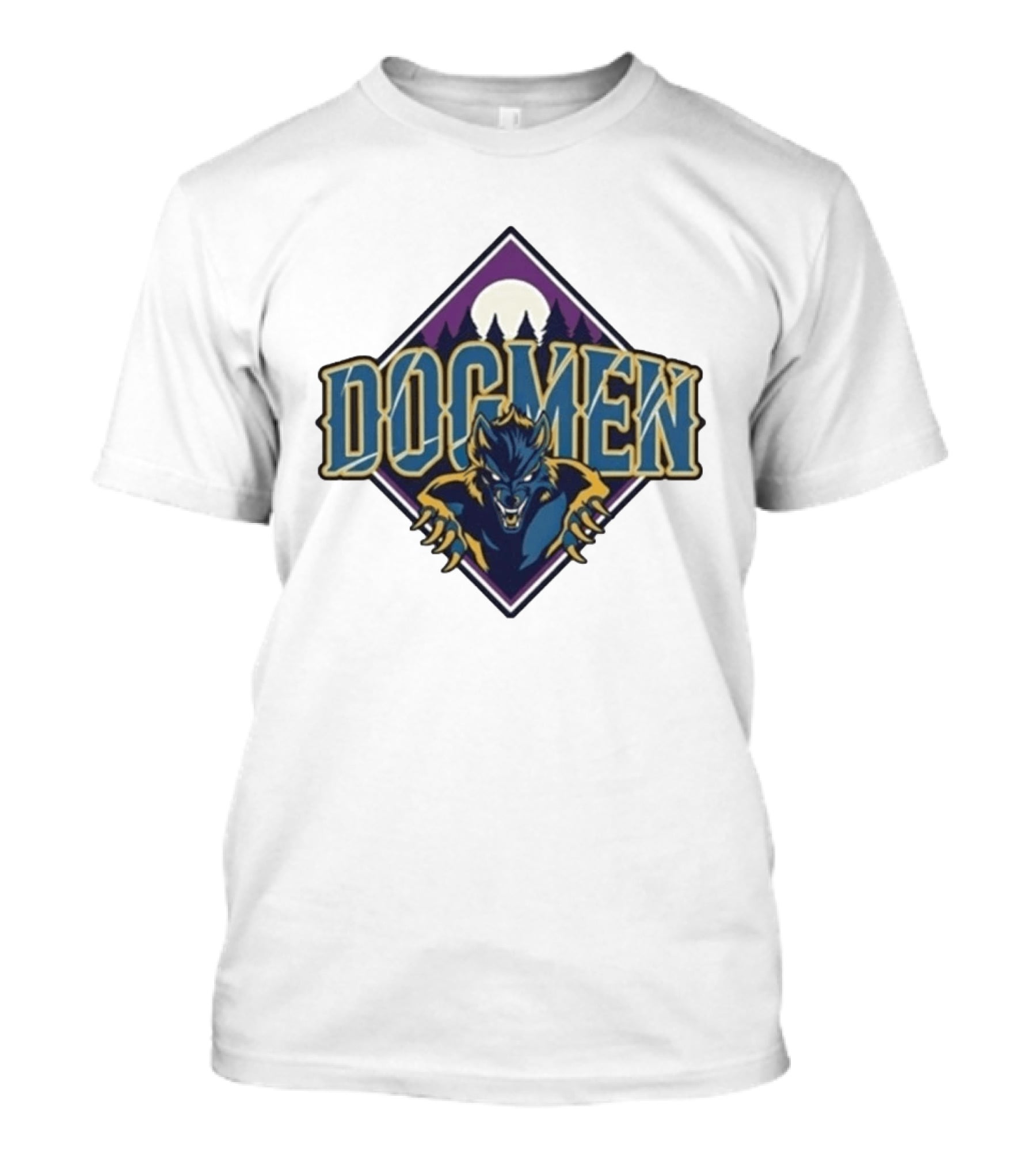 Michigan Dogmen Werewolf Moon Forest Bimm Ridder T-Shirt