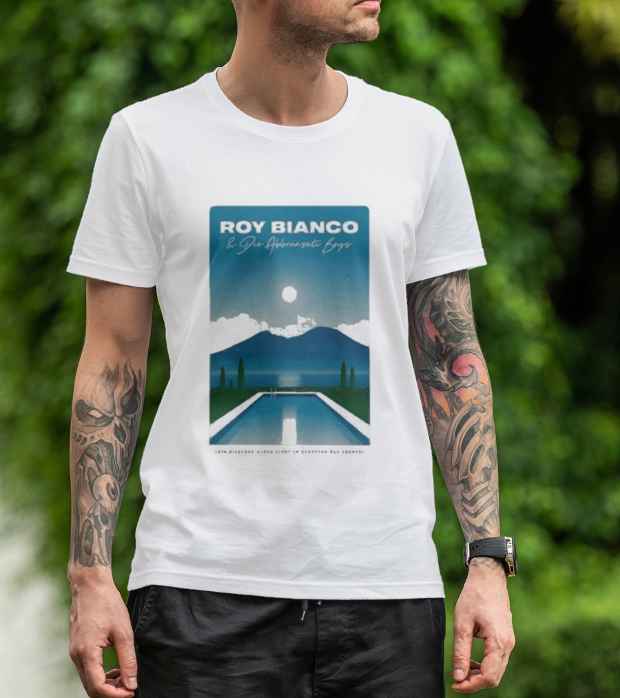 Roy Bianco & Die Abbrunzati Boys Tour 2024 Poolside Paradise Moonlit Mountain T-Shirt