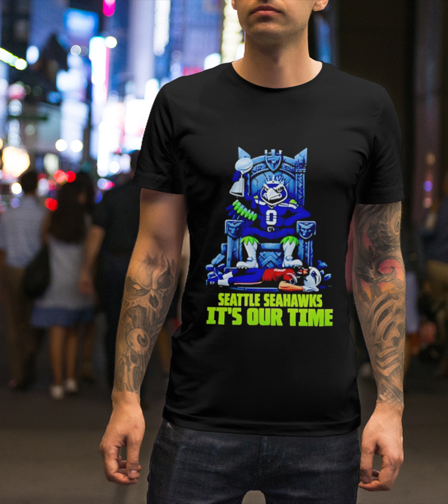 Seattle Seahawks It's Our Time 2026 Jaxon Smith Njigba Football T-Shirt