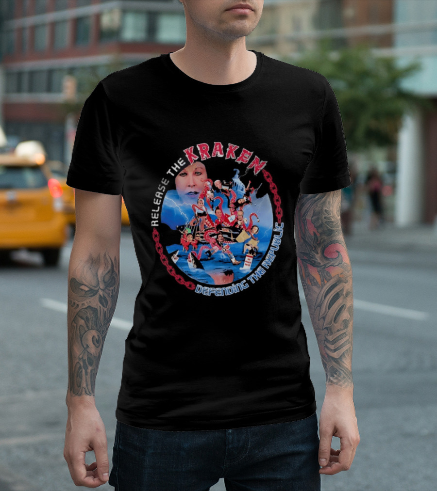 Release The Kraken Defending The Republic T-Shirt