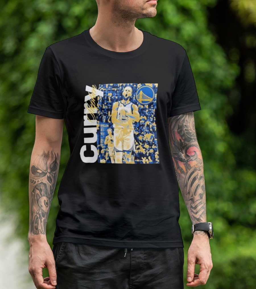 Stephen Curry Golden State Warriors NBA Season Start Action T-Shirt