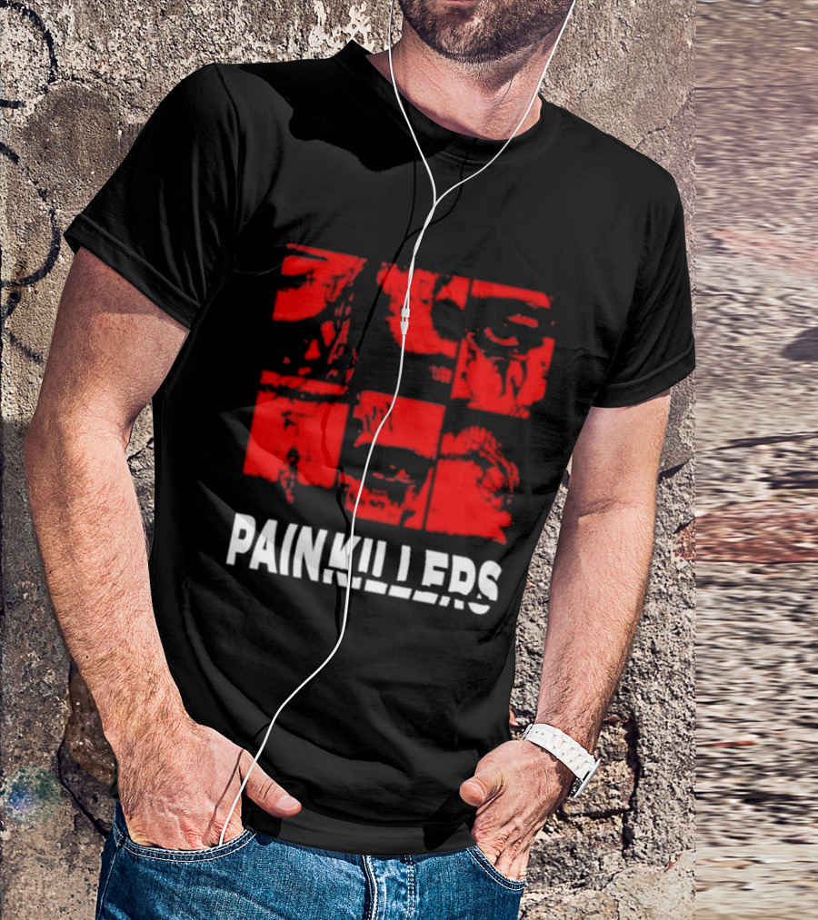 Yzo And Ptk Painkillers Eye Red Faces T-Shirt