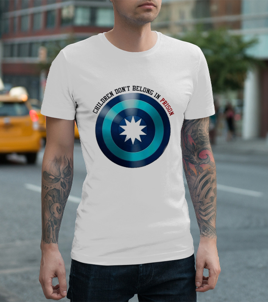 Children Don't Belong In Prison Minnesota Shield Abolish ICE T-Shirt