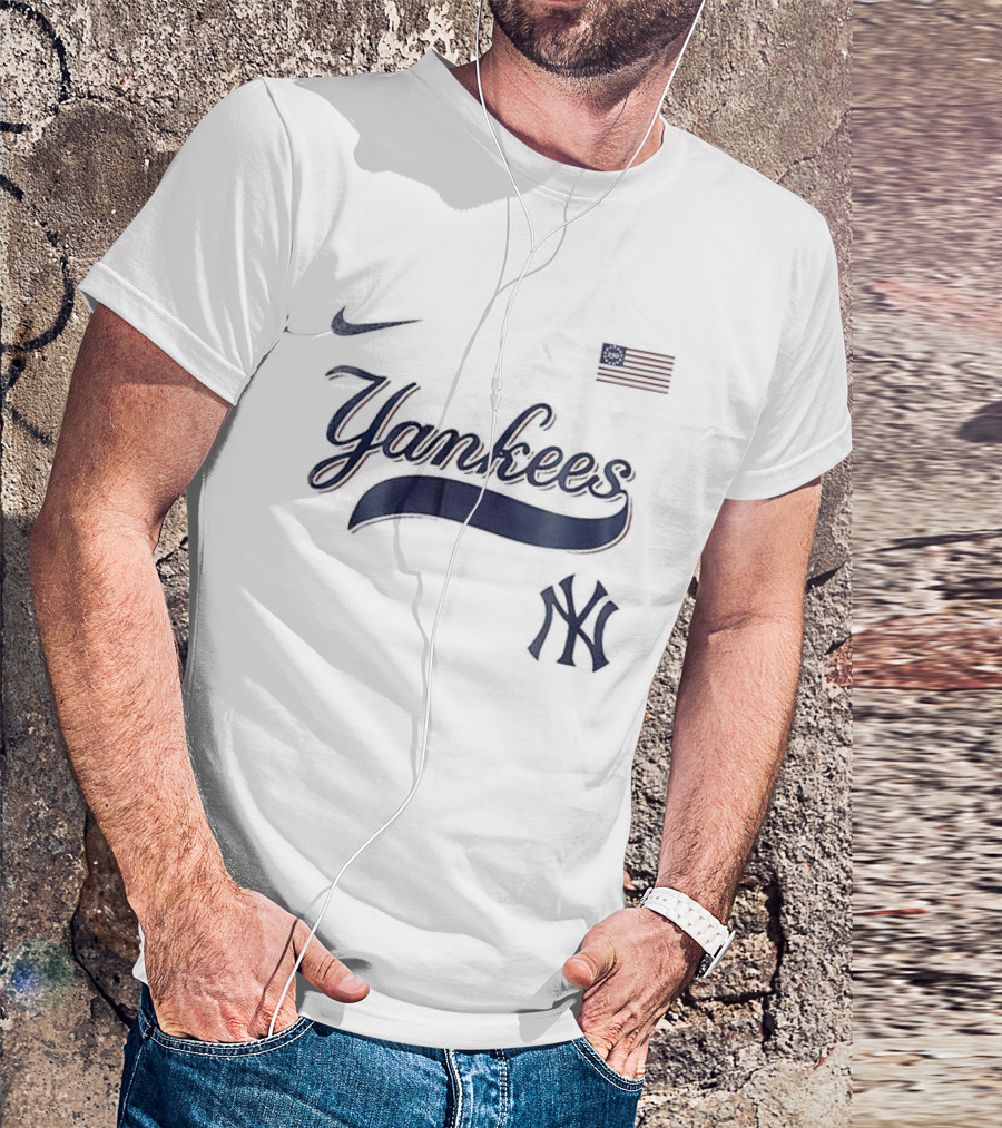 Nike New York Yankees USA Flag 250th Anniversary T-Shirt