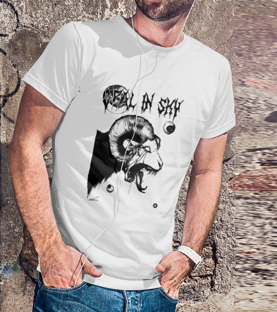 Olivia Dark Opal In Sky Satanic Ram T-Shirt