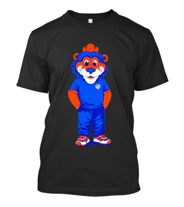FC Cincinnati Casual Gary Mascot Blue And Orange Outfit T-Shirt